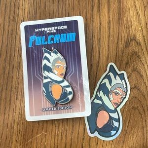 Ahsoka Tano fantasy enamel pin ✨
